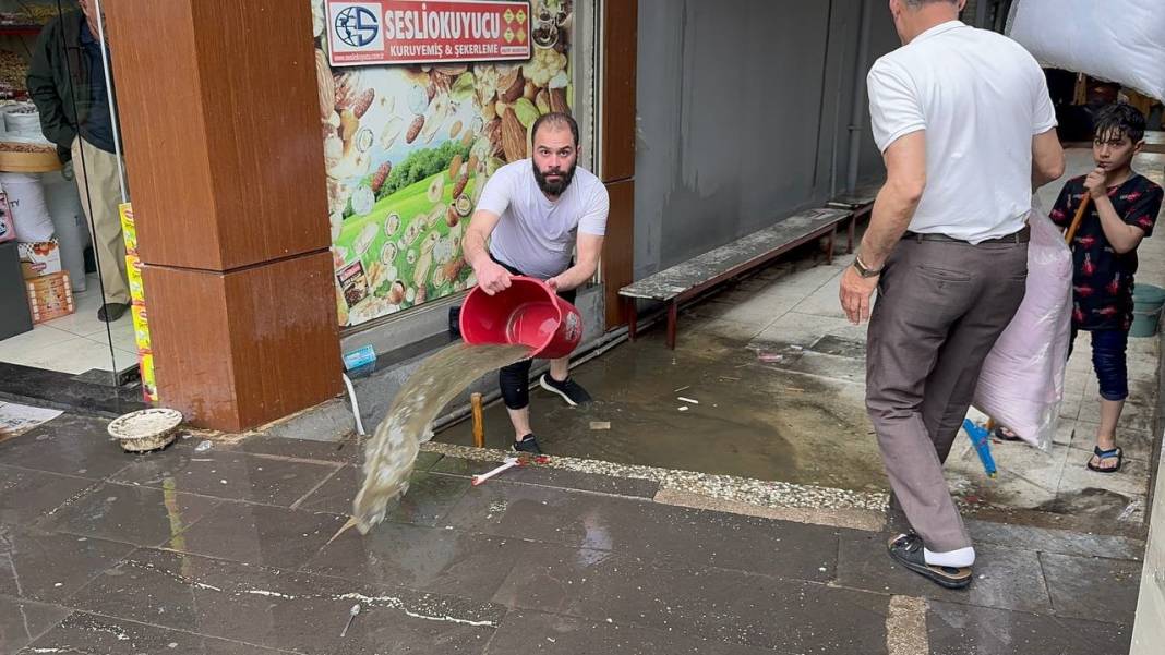 Kilis'te sağanak etkili oldu 4